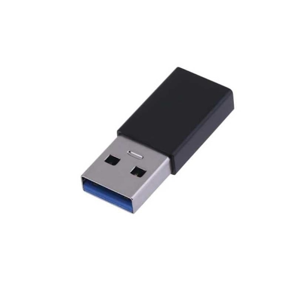 2-PACK USB-C till USB-A Adapter USB 3.0 Svart