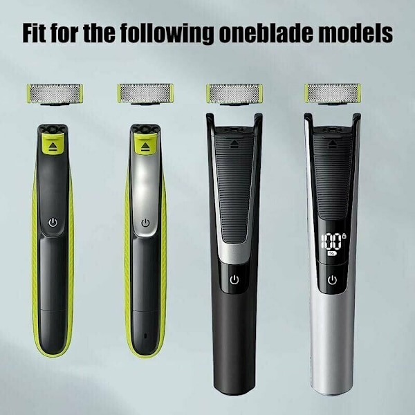 Rakblad kompatibel med Philips Oneblade ersättningsblad One Blade Pro blad män - 1 st