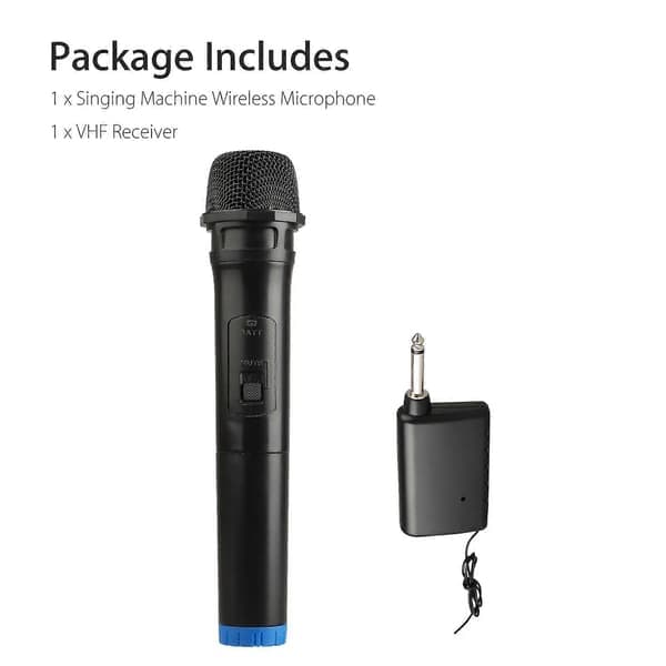 Trådlös mikrofon Karaoke Bluetooth-mikrofon, trådlös professionell handhållen trådlös mikrofon