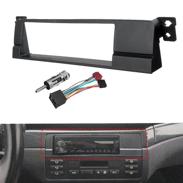 Bilradio Fascia Adapter Panel til 3 Serie E46 1998-2005 CD DVD Stereo Ramme Installationssæt