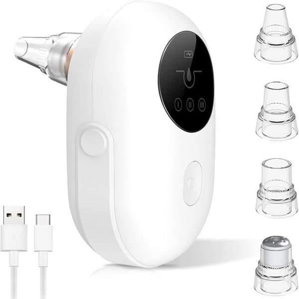 Pore Vacuum - Professional - Rechargeable - 3 Modes - 5 Probes