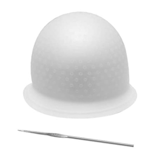 Hårfärgsmarkering Cap och krok Återanvändbart kit för silikon Highlight Accessoarer Salong Home