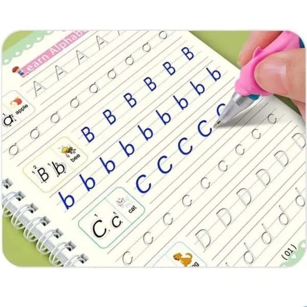 Reusable Writing Practice Books - A Set of 4, Multicolor