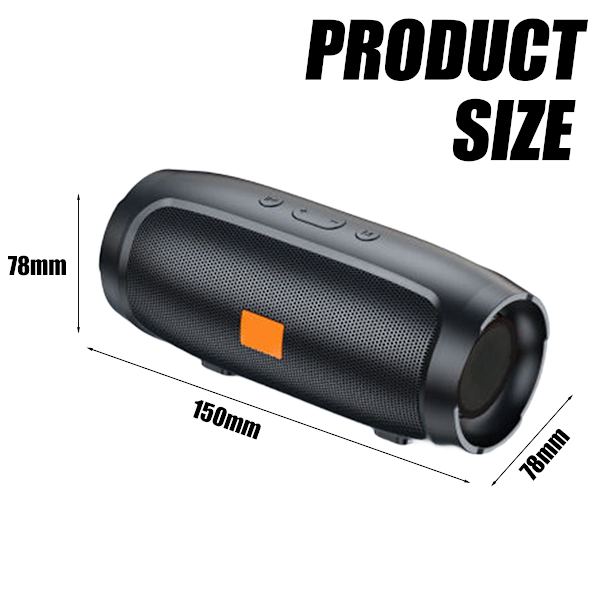 Bluetooth-högtalare Bluetooth Audio Outdoor Bärbar Plug-in Subwoofer Dubbelhögtalare