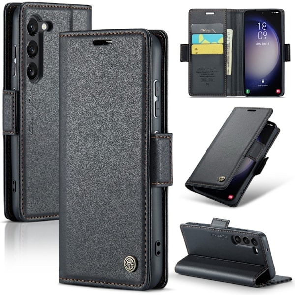 CaseMe Skin Pro Premium Fodral Samsung Galaxy S24 Svart Black