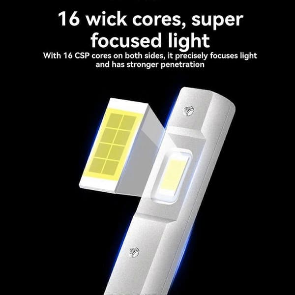 2 stk H1 LED frontlyspærer 12V 6500K