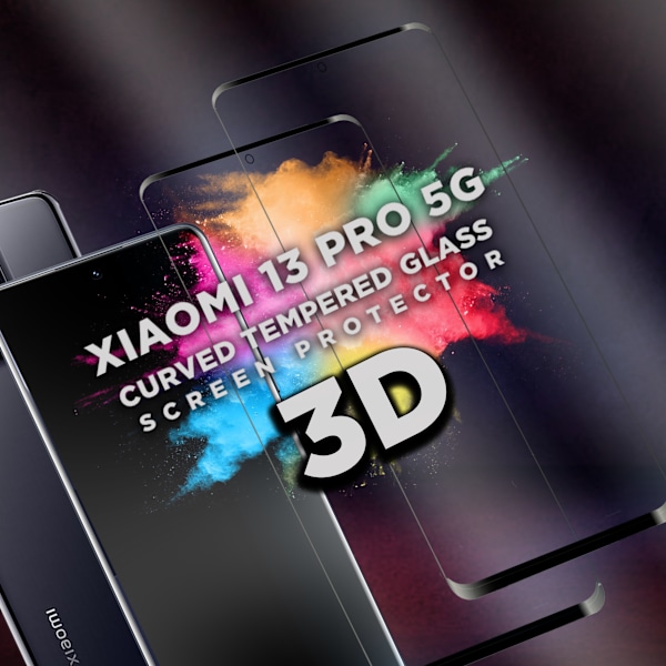 2-Pack Xiaomi 13 PRO (5G) - Härdat glas 9H - Super kvalitet 3D Skärmskydd
