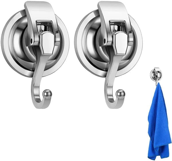 2-pakning - Kraftig støvsugerkrok - Håndklekrok