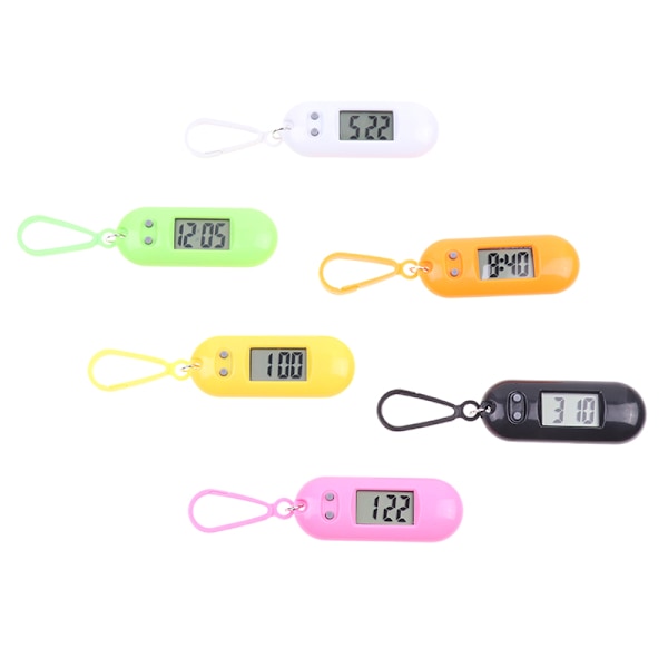 Mini Electronic Student Oval Digital Watch Time Display Klocka H Green Green