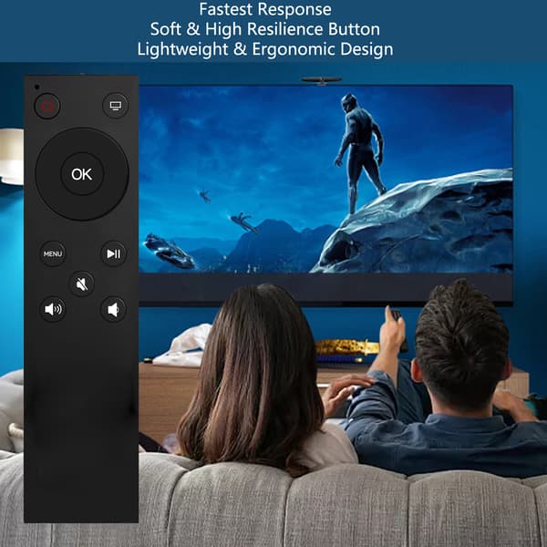 Universell IR-erstatningsfjernkontroll Apple TV-kompatibel svart black