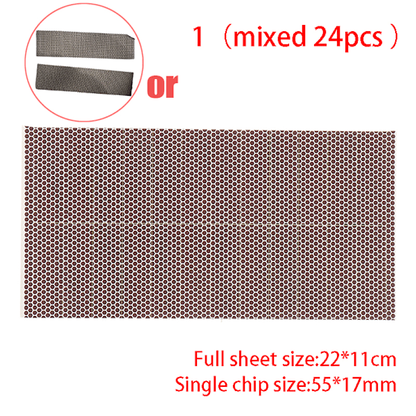 Matchstick Striker Sticker Självhäftande Flame Paper Fosfor Shee 1(Plaid24x 55*17mm) 1(Plaid24x 55*17mm)