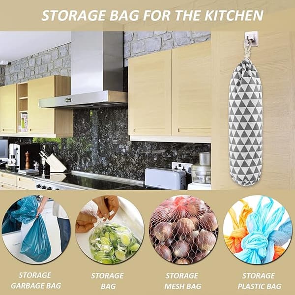 Wall-mounted food container 2-pack for kitchen organization