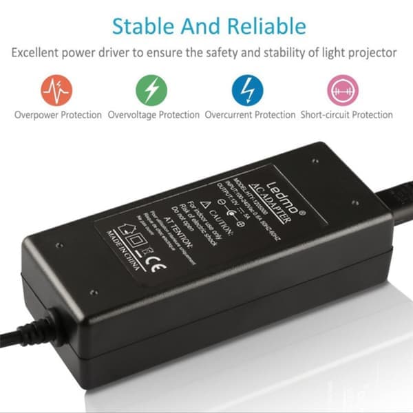 DC 36V 1A 2A 3A 4A AC-adapter LED-bryter 5.5x2.1-2.5mm EU EU 3A