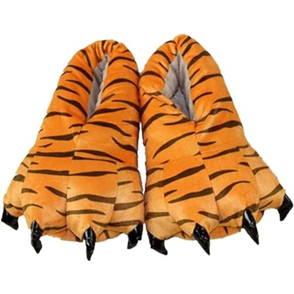 Unisex Klosstövlar Djur tass tofflor Kyckling Fågel fot tofflor Ko Tiger Giraff tofflor，L