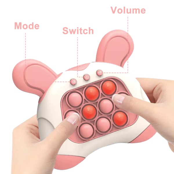Finger Toys Fast Push Bubble Game- Fast Pop It Game, Bubble Pop Game, Interaction Pop Game Fidget Toy
