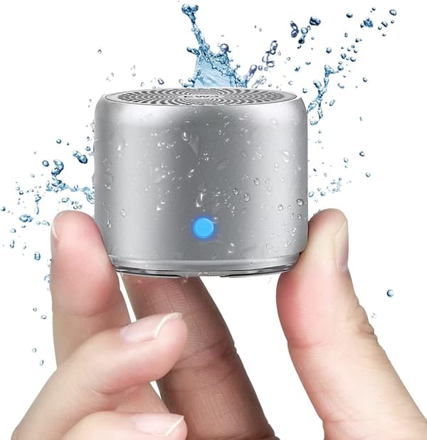 Vandtæt Bluetooth Bruserhøjttaler - Mini Bluetooth Højttaler - Kraftfuld Bas og Krystalklar Lyd - 1 Styk
