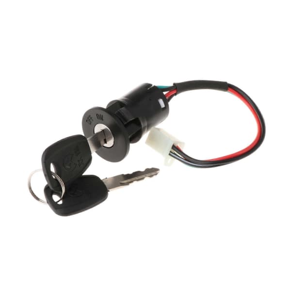 Tändningslåscylinder Låsslitstyrka Multifunktionell Bärbar Ström 4 cable