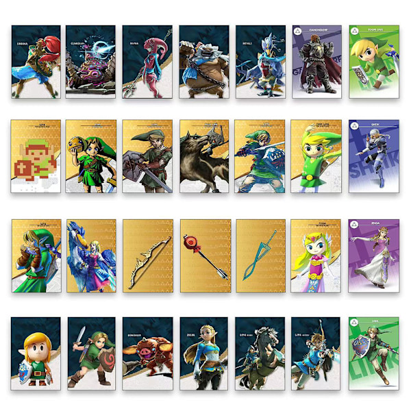 The Legend of Zelda Breath Of The Wild Amiibo NFC Card Switch 28 PCS 28 PCS