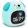 Educational Dog Alarm Clock for Kids with Night Light - Digital Clock Display - Intelligent Educational Label
