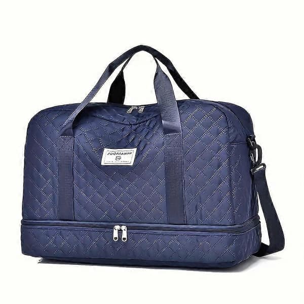Ny Luksuriøs Ekstra Stor Duffelbag - Stilfuld Deep Blue