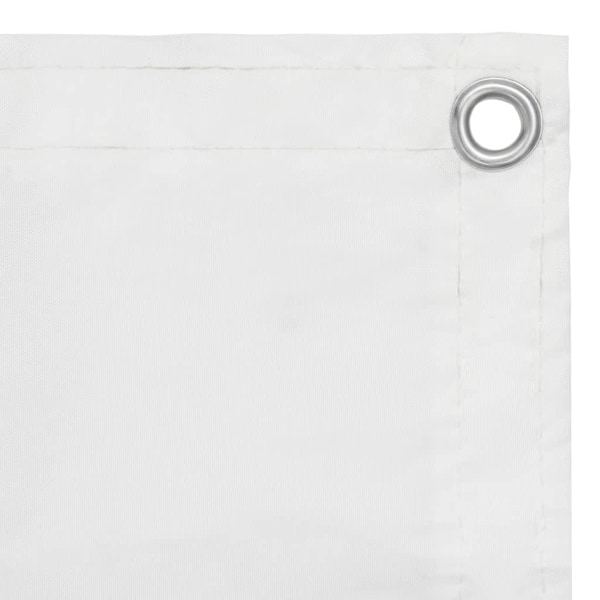 vidaXL Balkongskärm vit 120x300 cm oxfordtyg Vit