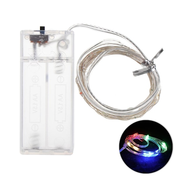 10/20/30/50 LED Fairy String Lights Wire Kobber WARM WHITE 20 warm white 20 LED 2m