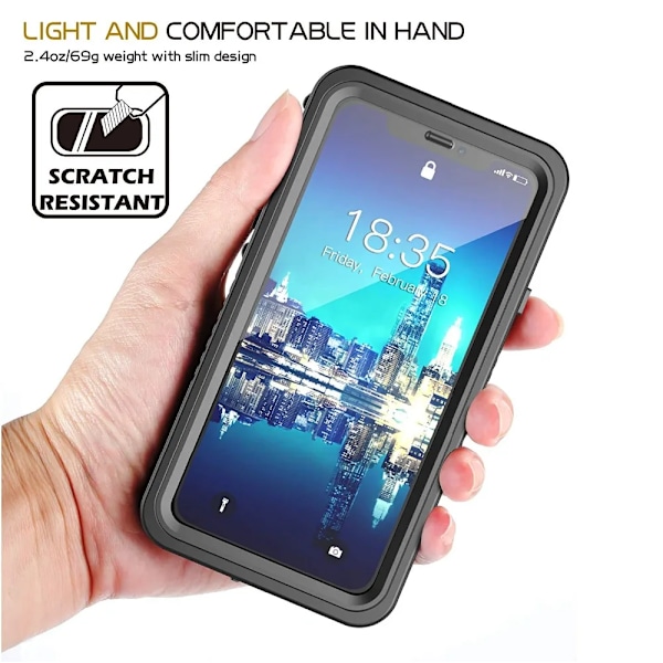 IP68 vattentätt phone case för iPhone 15 14 13 12 11 Pro XS MAX XR 6 6S 7 8 Plus Dykning Rugged Clear Back Cover Skärmskydd No Strap for iPhone 14 No Strap for iPhone 14