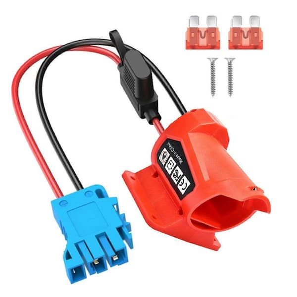 Batteriadapter til Milwaukee 12V M12-batteri til gør-det-selv-køretøjer, robotik, RC-legetøj Blue Plug