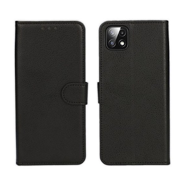 Samsung Galaxy A22 5G Plånboksfodral med Stativ Färg Svart