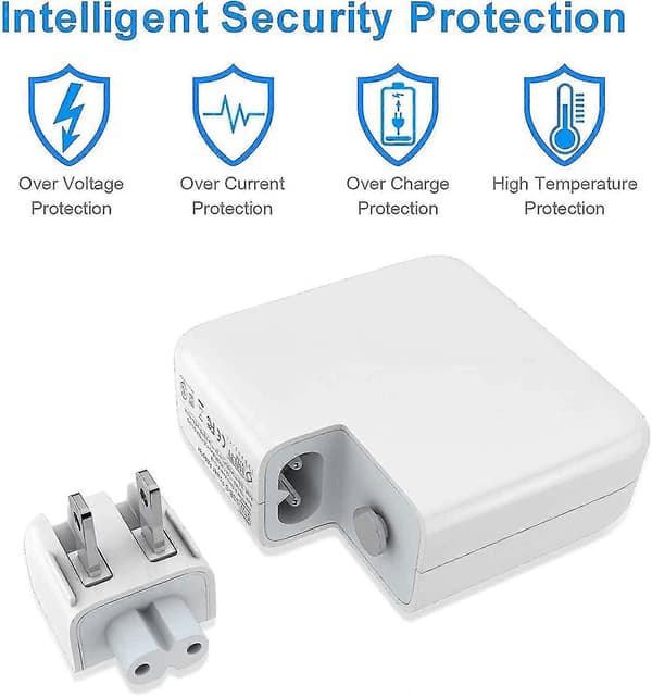 60w Mac Book Pro Oplader - Erstatning 60w L-tip Mac Oplader Gammel Mac Book Oplader