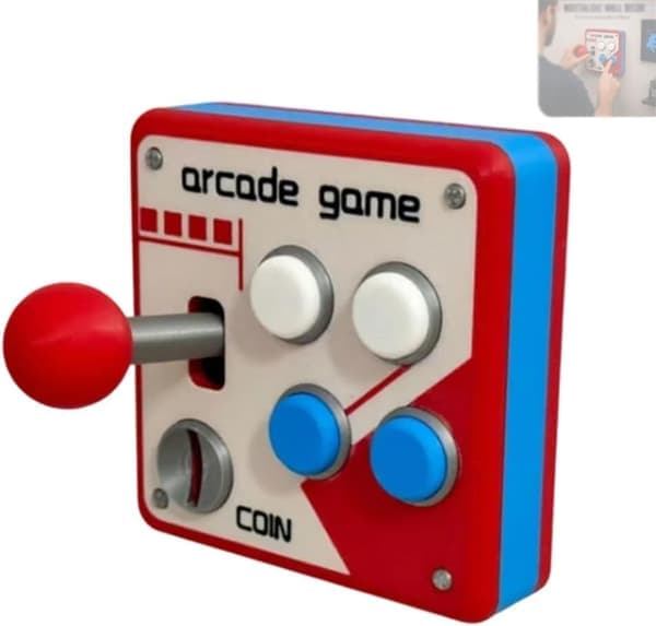 Retro Arcade Bryterpanel, Fightstick-sett med Joystick