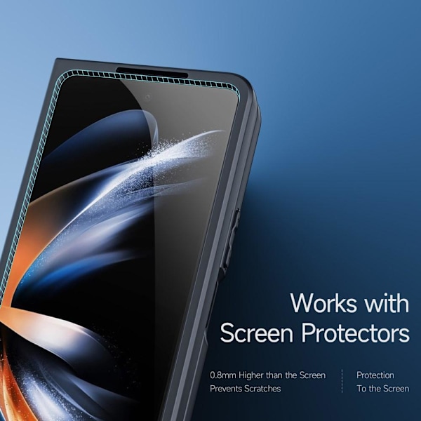 DUX DUCIS Aimo Series för Samsung Galaxy Z Fold5 5G Transparent