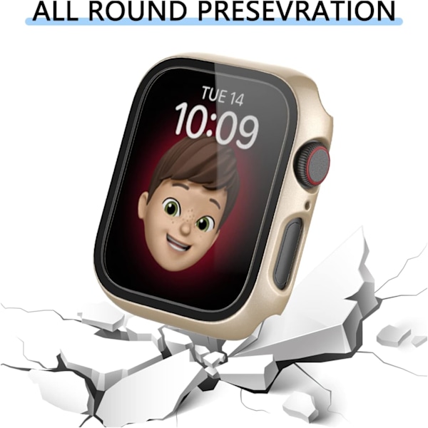 6-pack hårt PC- case för Apple Watch Series 3/2/1 42 ​​mm med härdat 6-Pack 4 42mm 6-Pack 4 42mm