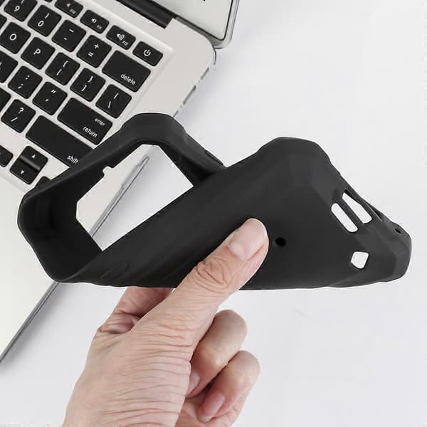 Matte etui til Oukitel WP5/WP5 Pro, blødt fleksibelt TPU anti-ridsebeskyttelse - Sort