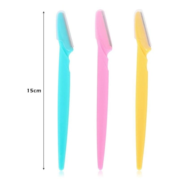 7-Pack - Ögonbrynsknivar - Trimmer för Ögonbryn - Eyebrow Cutter multifärg