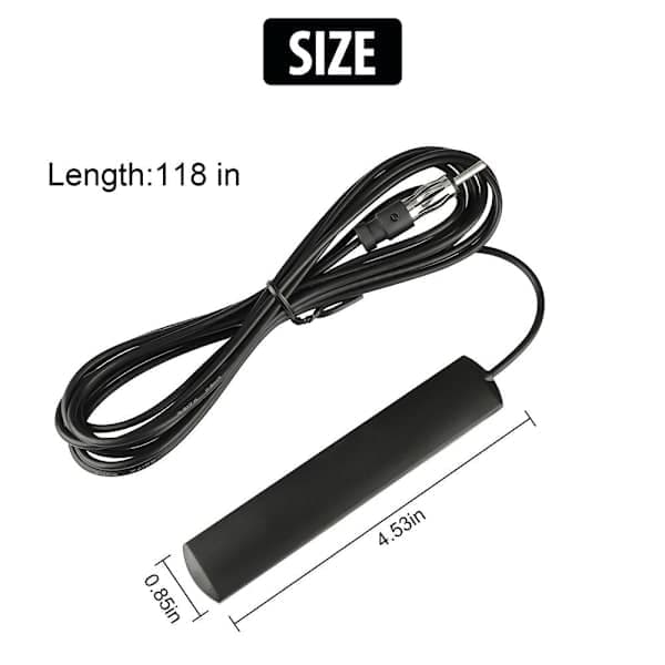 Bilradioantenn Dold Antenn Radio Stereo Stealth FM AM