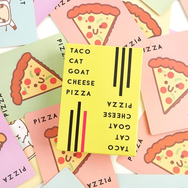 Uusi Taco Cat Get Cheese Pizza -korttipeli perhejuhlapeli