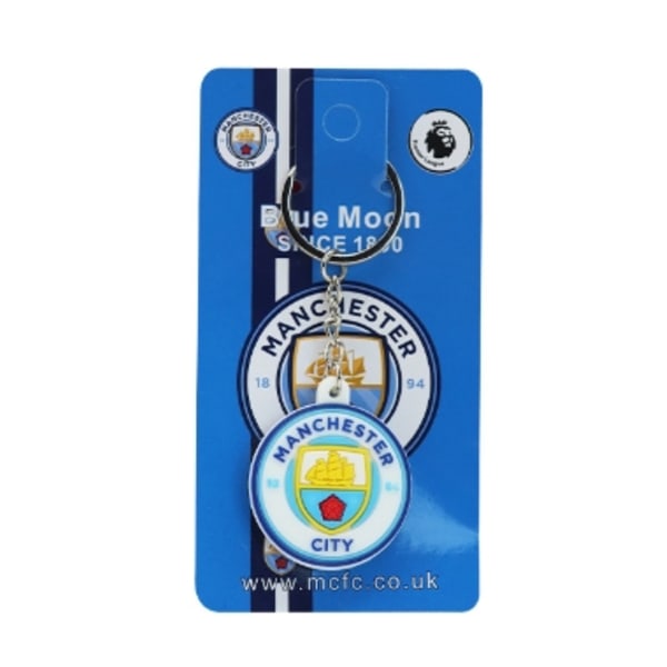 Nyckelring med fotbollsklubb, ryggsäcksdekoration, en bra present till vänner och familj Manchester City Manchester City