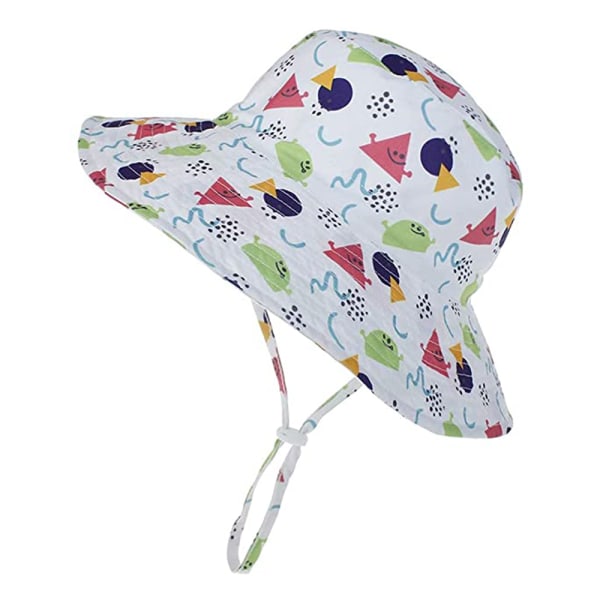 Solhatt Baby Toddler , Bucket Hat för Baby Girls Spädbarnsstrandmössa med bred brätte för barn