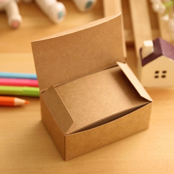 100 st/ set Kraftpapper tomma kort KHAKI khaki khaki