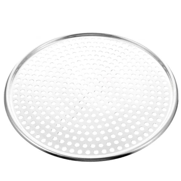 1 stk. pizzapande bageplade med huller aluminiumslegering bageplade køkkenredskaber