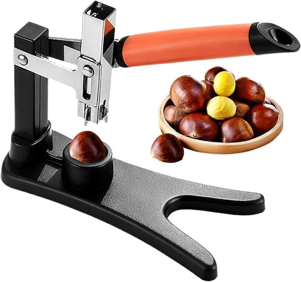 Chestnut Peeler - Handheld Nutcracker with Non-Slip Grip & Reinforced Blade | Safe Shell Remover for Home & Cafe