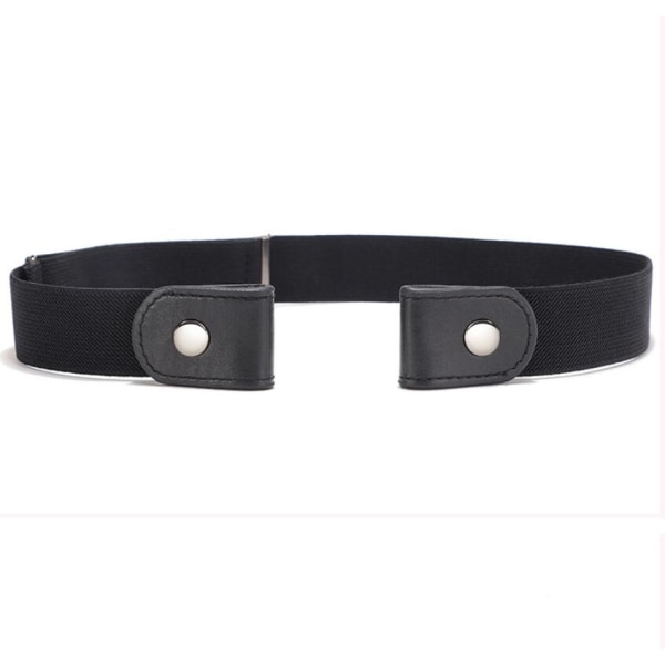 1 st Buckle Free Justerbar Dam Bälte, Ingen Spänne Osynlig Elastiskt Bälte för Jeans Byxor