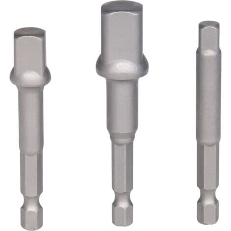 Hex Shank to Square Drive, 3/8\" (65mm) Drill/Driver Shank Adapter