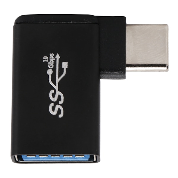 90 graders USB 3.0 hona till USBC hane OTG-adapter stöd för höghastighetsdatasynkronisering Snabbladdning