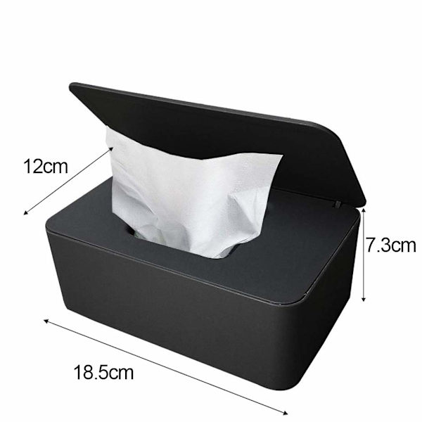 Våtservettsbox, våtservettsbox för bebisar, förvaringslåda för servetter, toalettpappersbox, våtservettsfodral, servetthållare, våtservetter i plast