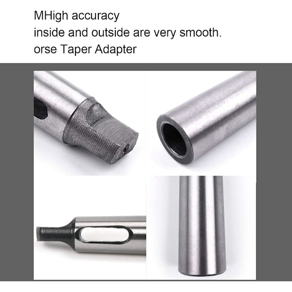 3 st Morse-koniska borrbusningar Reducera adapter för fräs- och svarv
