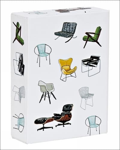 Mid-Century Modern Chairs Spillekort 9781623258504 128