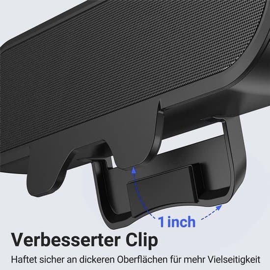Mini bærbar højttaler / soundbar, 10 watt, USB-interface, kompatibel med bærbare computere, sort.
