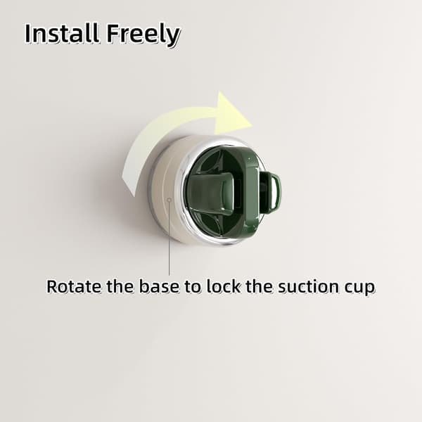 Kitchen Knife Sharpener with Suction Cup Base - Hands-Free Foldable Multi-Sharpener for Chef Knives, Meat Cleavers, Fruit Knives, and Scissors (Green)
